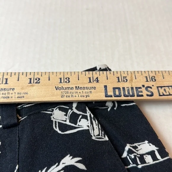 90s Talbots Palm Springs Pants 100% Cotton Resort Golf Coastal Grandmillennial - Picture 8 of 14